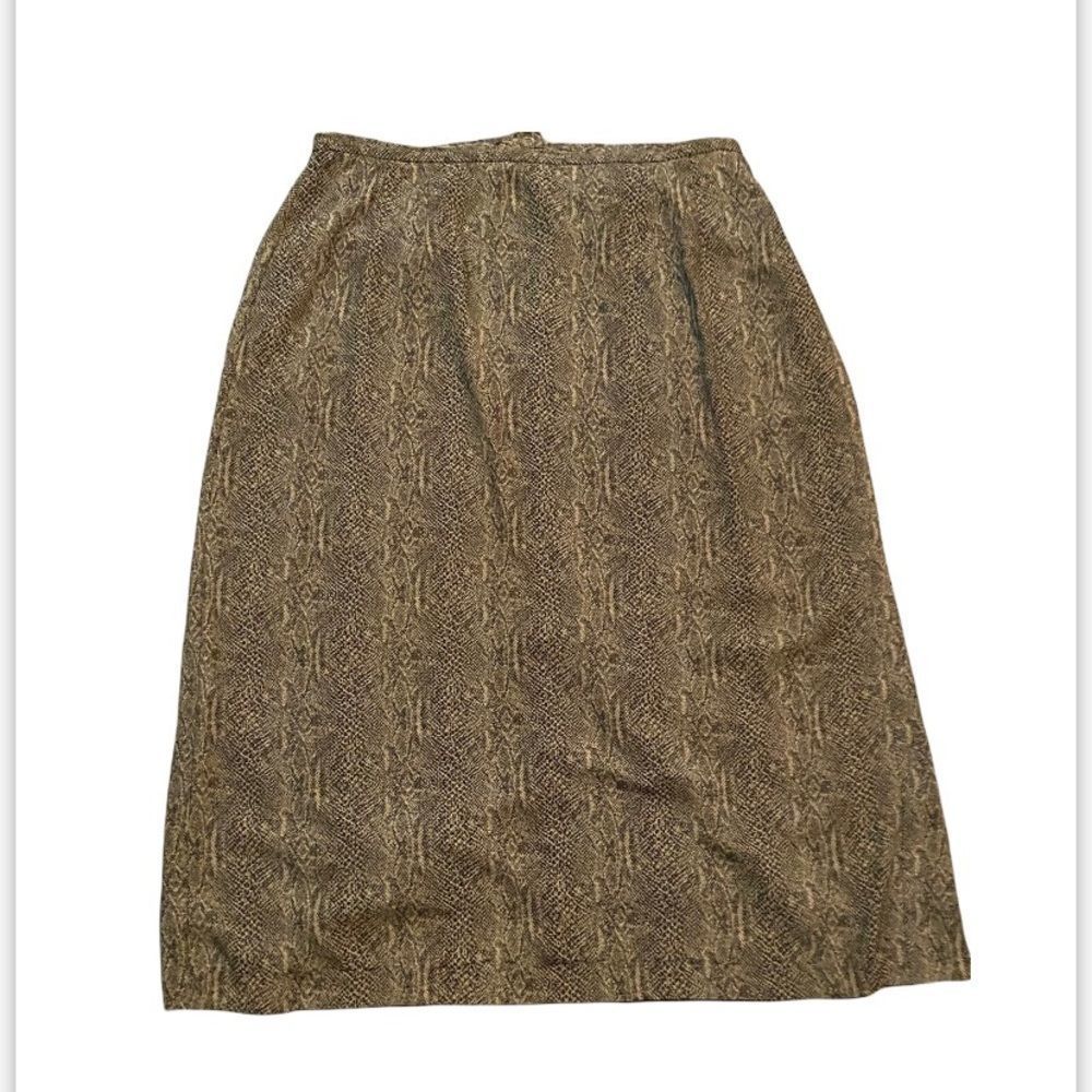 Emma James Snake Print Skirt Sz 18W